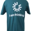 Thinking Short Sleeve Printed Tee Shirt 2 Colors 2X, 3X, 5X -Fanatics Comlumbia Shop thinkingteedkteal 52707.1685642761