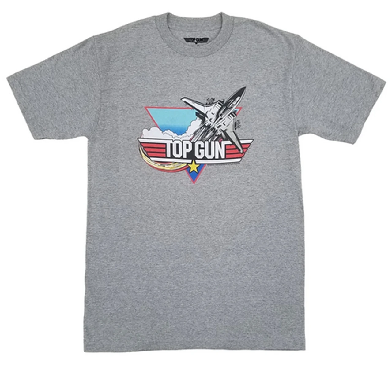 Top Gun Heather Gray Short Sleeve Tee Shirt 4XT 3 Top Gun Heather Gray Short Sleeve Tee Shirt 4XT