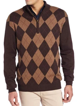 Cutter & Buck Argyle Branson Sweater 3X, 4X, 5X