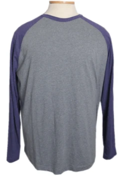 Everyday Essentials Raglan Baseball Style Long Sleeve Tees 4 Colors 2X, 3X -Fanatics Comlumbia Shop EDBRaglanPurple 60887.1682698554