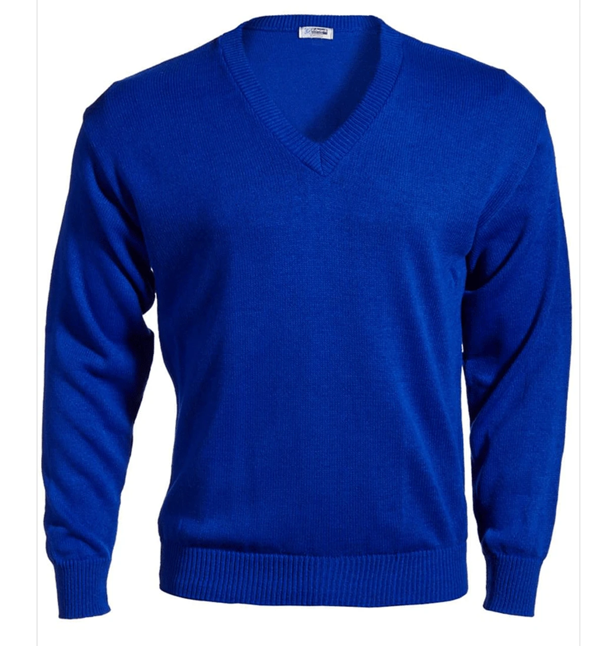 Edwards Acrylic Jersey Knit V-Neck Sweater 6 Colors 2X, 3X, 4X, 5X 6 Edwards Acrylic Jersey Knit V-Neck Sweater 6 Colors 2X, 3X, 4X, 5X - Image 4