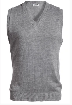 Edwards Jersey Knit Acrylic Sweater Vest 7 Colors 2X, 3X, 4X, 5X -Fanatics Comlumbia Shop EdsvestHgray 75981.1637258513