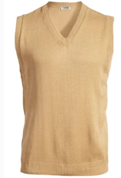 Edwards Jersey Knit Acrylic Sweater Vest 7 Colors 2X, 3X, 4X, 5X -Fanatics Comlumbia Shop Edsvestkhaki 34981.1637258483