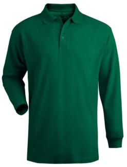 Edwards Long Sleeve Pique Polo 4 Colors 2X, 3X, 4X, 5X -Fanatics Comlumbia Shop Edwards Hunter 80913.1459359504