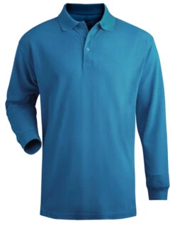 Edwards Long Sleeve Pique Polo 4 Colors 2X, 3X, 4X, 5X