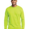 Fruit Of The Loom Long Sleeve Safety Tees 2 Colors 2X, 3X -Fanatics Comlumbia Shop FOL yellow LS safety 59257.1582045801