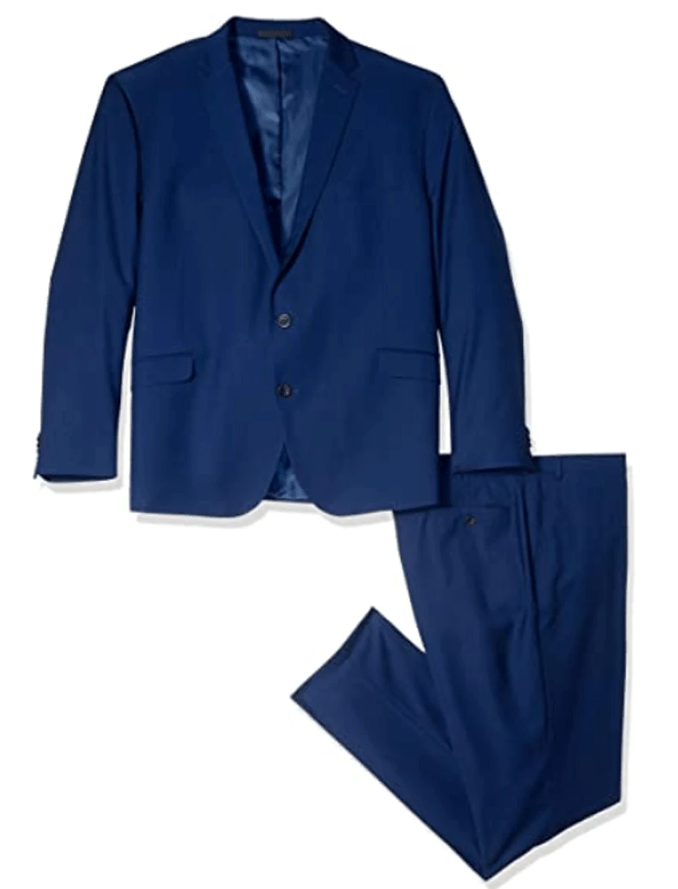 Kenneth Cole Reaction Modern Blue 2-Piece Suit, 44L Jacket; 37"Waist X32" Inseam Pants 4 Kenneth Cole Reaction Modern Blue 2-Piece Suit, 44L Jacket; 37"Waist X32" Inseam Pants - Image 2