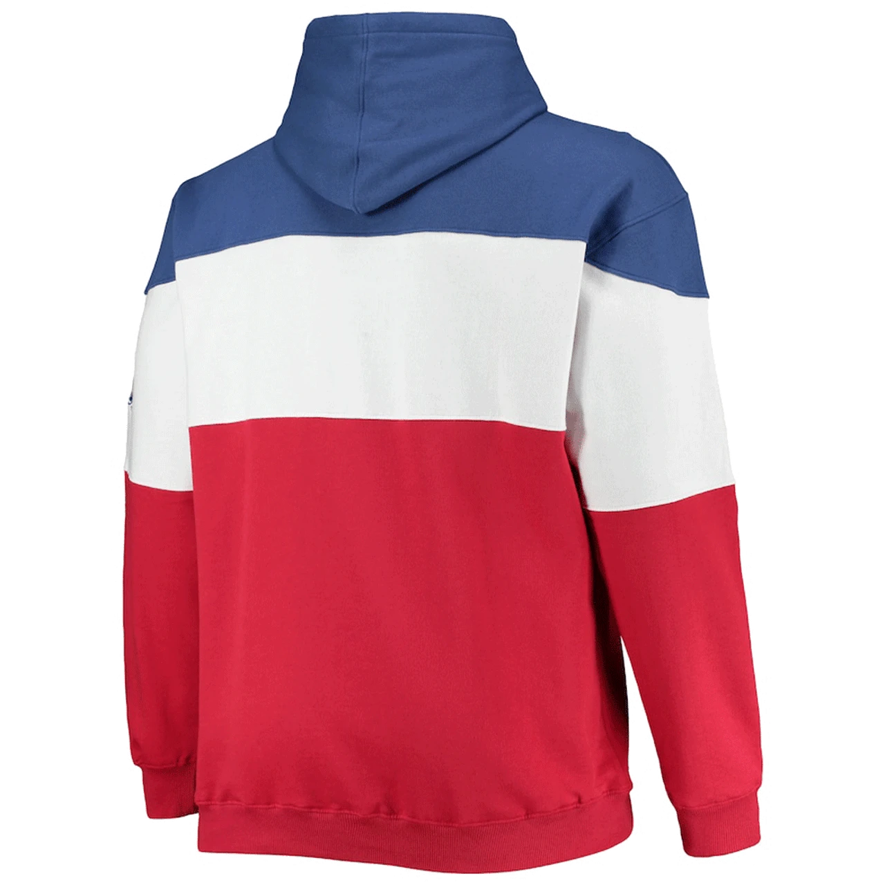 New York Rangers Fanatics Branded NHL Colorblock Fleece Hoodie XLT, 4XT 5 New York Rangers Fanatics Branded NHL Colorblock Fleece Hoodie XLT, 4XT - Image 3