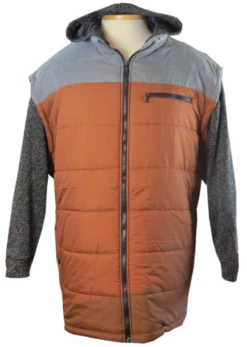 PX Quilted Jacket With Fleece Hood And Sleeves, 6X