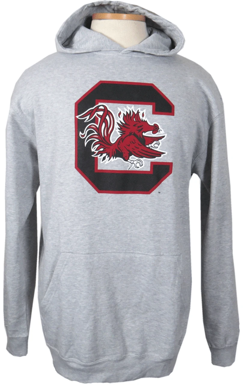 Champion South Carolina Gamecocks Heather Gray Pullover Hoodie 2XT, 3X 3 Champion South Carolina Gamecocks Heather Gray Pullover Hoodie 2XT, 3X