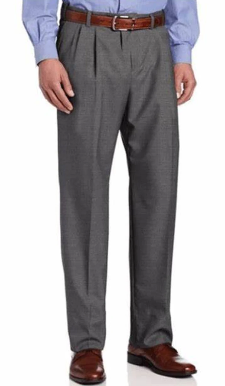 Ascott Browne Expander Waistband Pleated Front Wool Blend Dress Pants 3 Colors 44, 50, 54 7 Ascott Browne Expander Waistband Pleated Front Wool Blend Dress Pants 3 Colors 44, 50, 54 - Image 5