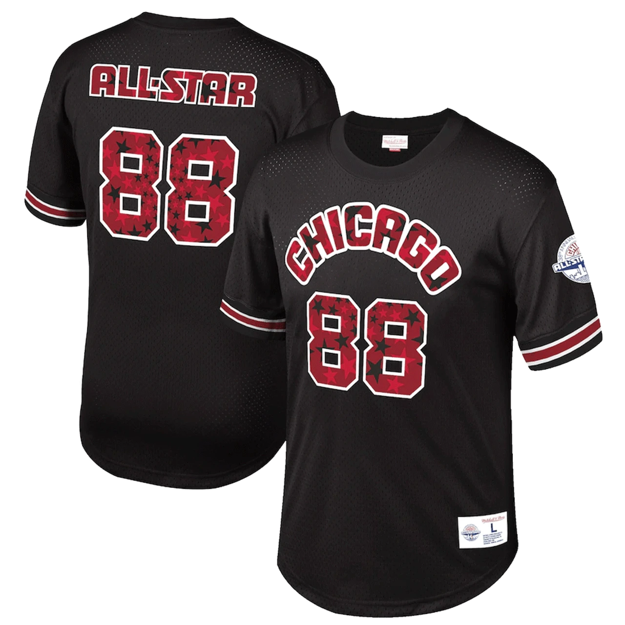 Mitchell & Ness 1988 NBA All-Star Game Mesh Shirt 2XT, 3XT 5 Mitchell & Ness 1988 NBA All-Star Game Mesh Shirt 2XT, 3XT - Image 3