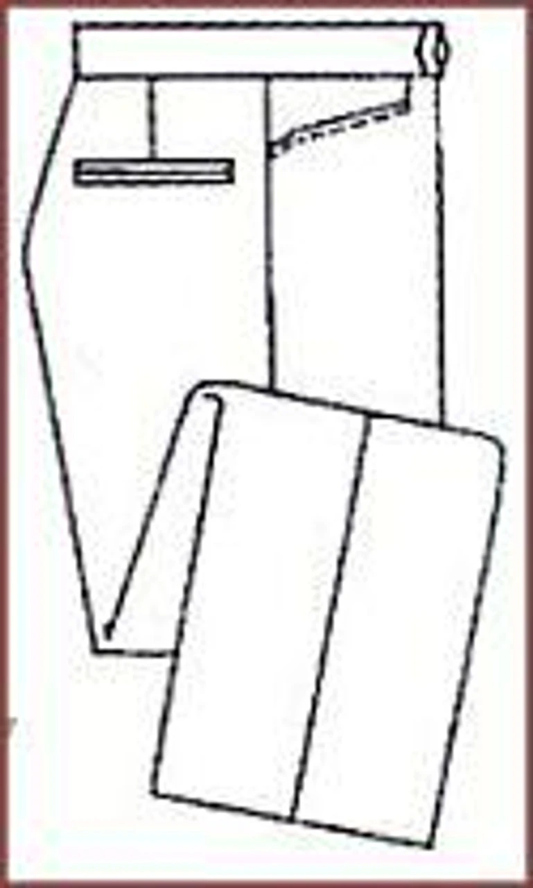 Ascott Browne Gabardine Twill Brown Beltless Pants 46, 48, 52, 58, 62 5 Ascott Browne Gabardine Twill Brown Beltless Pants 46, 48, 52, 58, 62 - Image 3