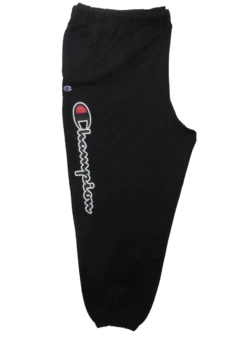 Champion Powerblend Black Script Fleece Pant XLT, 2X, 2XT, 3X, 3XT, 4X