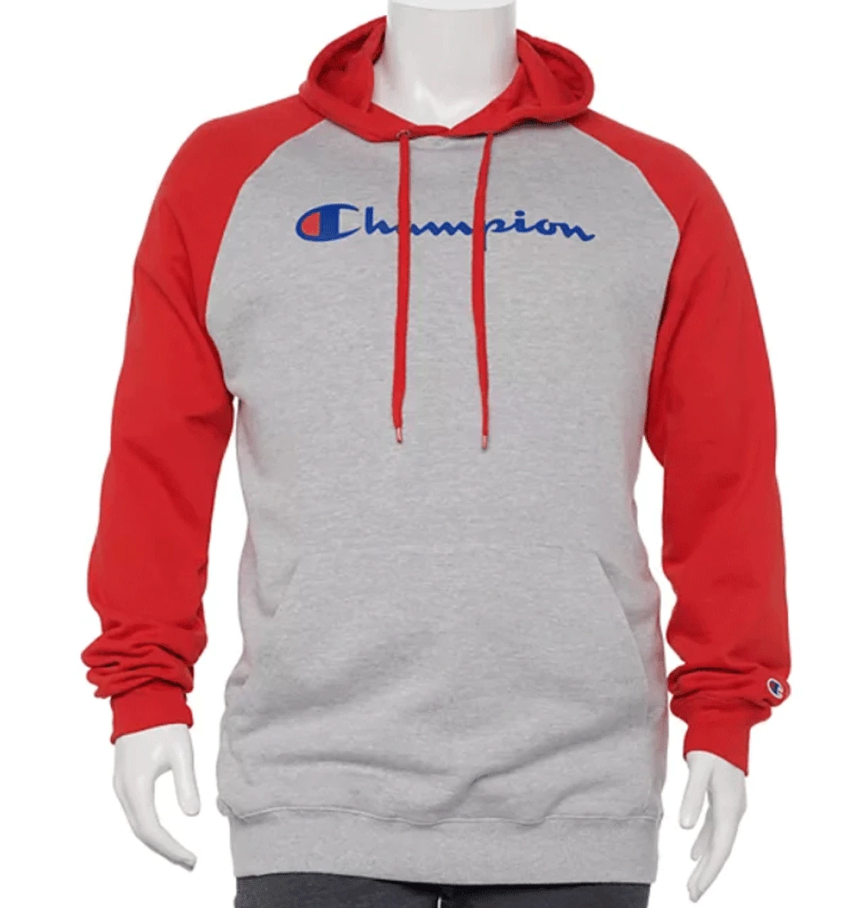 Champion Raglan Fleece Hoodie 2X 3 Champion Raglan Fleece Hoodie 2X