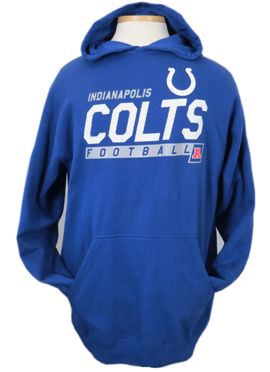 NFL Indianapolis Colts Royal Blue Pullover Hoodie XLT, 2XT, 3XT 3 NFL Indianapolis Colts Royal Blue Pullover Hoodie XLT, 2XT, 3XT