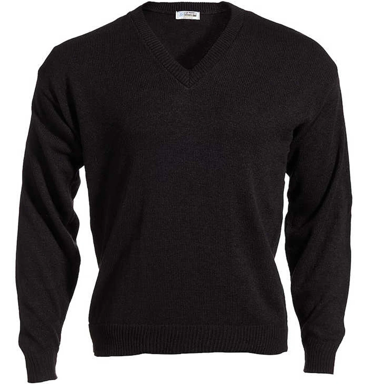 Edwards Lightweight 100% Cotton V-Neck Sweater 3 Colors 4X, 5X 4 Edwards Lightweight 100% Cotton V-Neck Sweater 3 Colors 4X, 5X - Image 2