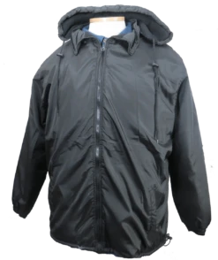 Falcon Bay Black Water Repellent Hooded Winter Jacket 2XT