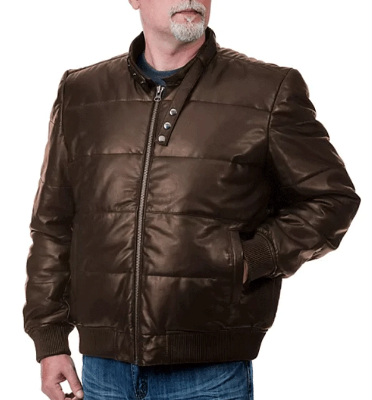 Franchise Club Lambskin Leather Racer Bomber Jacket 2X 3 Franchise Club Lambskin Leather Racer Bomber Jacket 2X