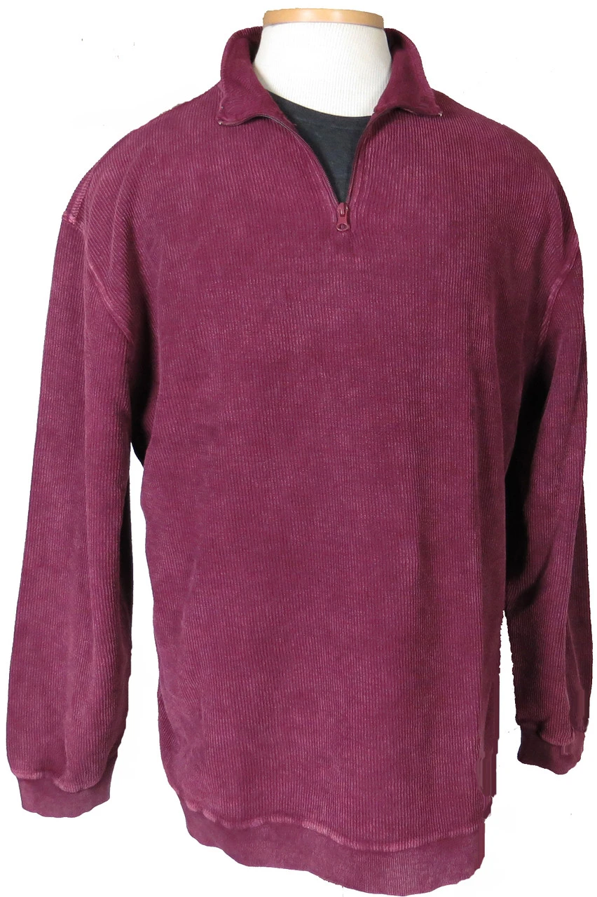 F/X Fusion 1/4 Zip Sandwashed Corded Sweater 5 Colors LT, XLT, 2X, 2XT, 3X, 3XT, 4X, 4XT, 5X 3 F/X Fusion 1/4 Zip Sandwashed Corded Sweater 5 Colors LT, XLT, 2X, 2XT, 3X, 3XT, 4X, 4XT, 5X - Image 2