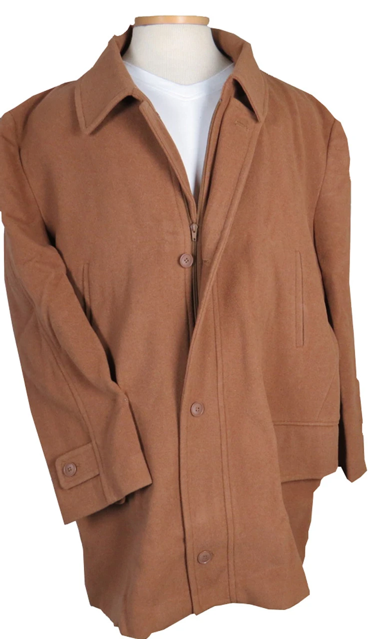 Irvine Park Tan Wool Car Coat 3X, 4XT 3 Irvine Park Tan Wool Car Coat 3X, 4XT