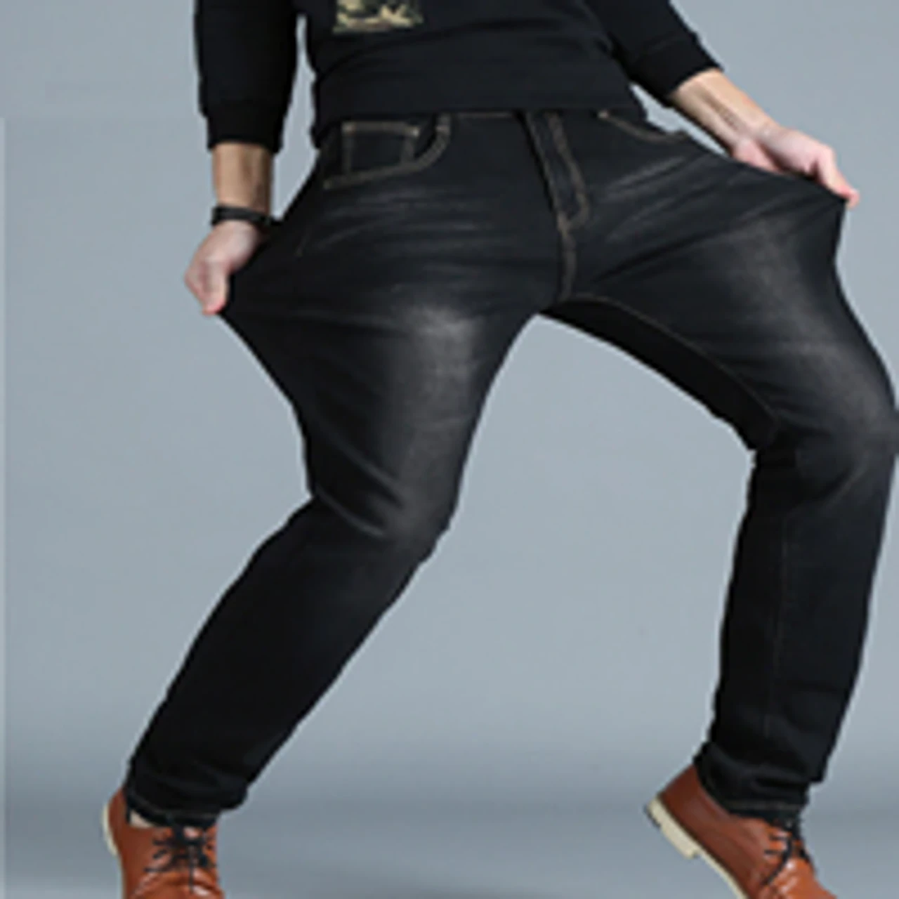 Large And In Charge Stretch Denim Sweats 3X 8 Large And In Charge Stretch Denim Sweats 3X - Image 6