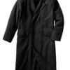 King Size Double-Breasted Wool Long Coat 2XT, 3X