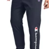 Champion Lightweight Jersey Knit Script Joggers 2 Colors LT, 2X, 4X -Fanatics Comlumbia Shop ltwtnavyscriptjog 17177.1706895771