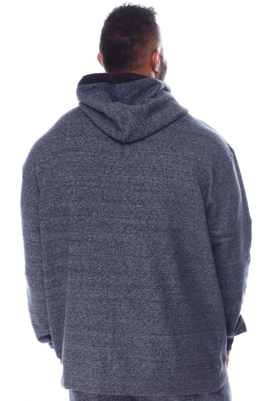 Parish Nation Full Zip Marled Hoodie 3 Colors 3X, 4X 6 Parish Nation Full Zip Marled Hoodie 3 Colors 3X, 4X - Image 4