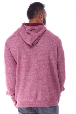 Parish Nation Full Zip Marled Hoodie 3 Colors 3X, 4X 13 Parish Nation Full Zip Marled Hoodie 3 Colors 3X, 4X -Fanatics Comlumbia Shop parishhoodburgundyback 55588.1611001882