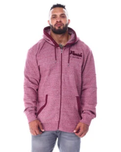 Parish Nation Full Zip Marled Hoodie 3 Colors 3X, 4X 12 Parish Nation Full Zip Marled Hoodie 3 Colors 3X, 4X -Fanatics Comlumbia Shop parishhoodburgundyfront 79428.1611001862