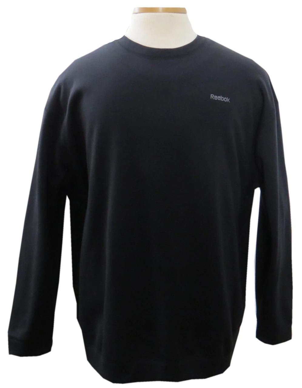 Reebok PlayDry Crew Neck Sweatshirts 2 Colors 3X, 4X 4 Reebok PlayDry Crew Neck Sweatshirts 2 Colors 3X, 4X - Image 2