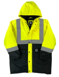Buffalo Outdoors Workwear Class 2 High Visibility Safety Winter Parka 3XT, 4XT