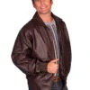 Scully Zip Front Lamb Leather Jacket, Brown 5X 2 Scully Zip Front Lamb Leather Jacket, Brown 5X -Fanatics Comlumbia Shop scully brown 52391.1552330012