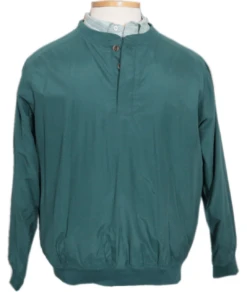 Ultra Club 3 Button Hunter Green Windshirt 3X