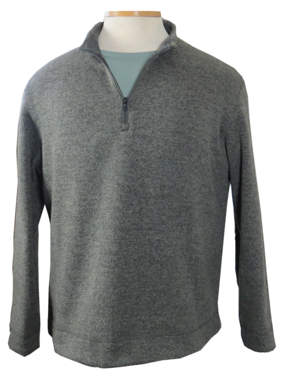 Premium Big & Tall Catalog Label Quarter Zip Fleece Sweater 3 Colors LT, XLT, 2X, 2XT, 3X, 3XT, 4X 4 Premium Big & Tall Catalog Label Quarter Zip Fleece Sweater 3 Colors LT, XLT, 2X, 2XT, 3X, 3XT, 4X - Image 2