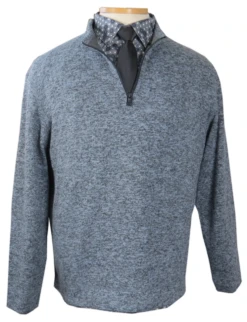 Premium Big & Tall Catalog Label Quarter Zip Fleece Sweater 3 Colors LT, XLT, 2X, 2XT, 3X, 3XT, 4X